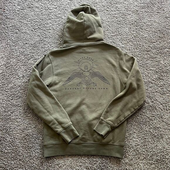 sitka Other - Sitka Gear Darkest Before Dawn Hoodie Sweatshirt Green Hunting Mens Small